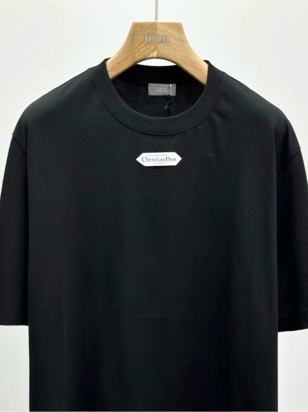 New Christian Dior Classic Black Men's Crew Neck short sleeve T-Shirt size XL US